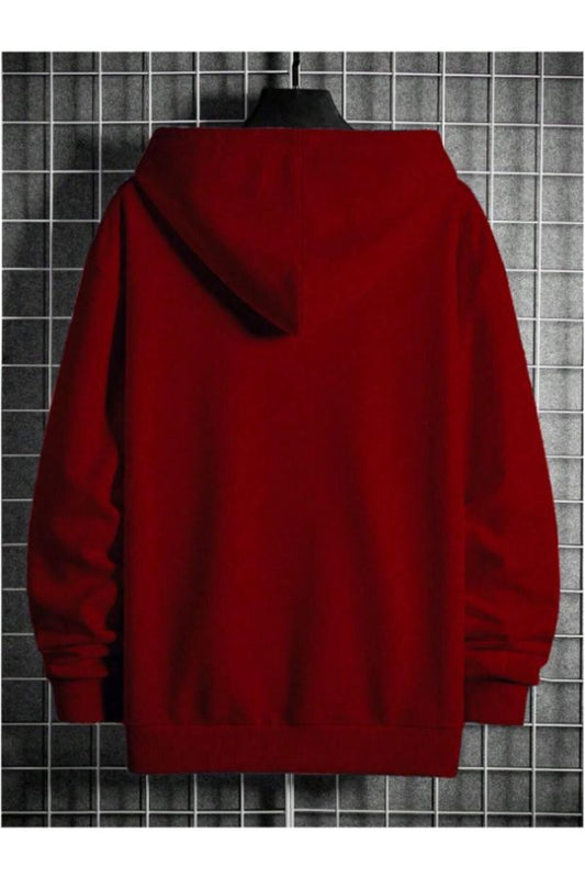 Férfi sweatshirt – bordó