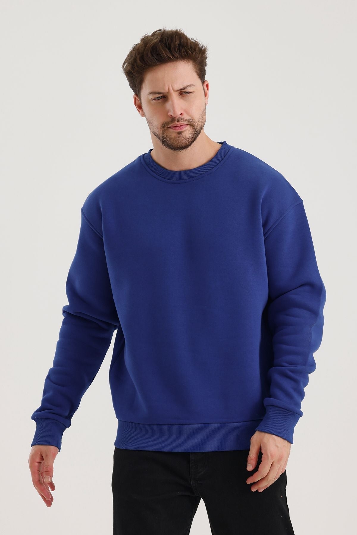 Férfi sweatshirt – fekete