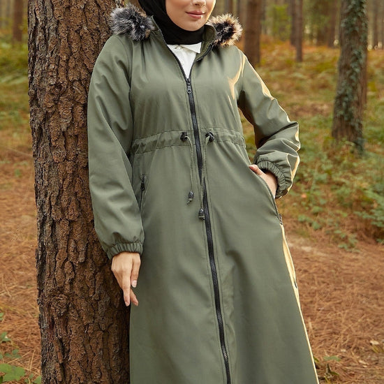 Női modest dzseki – khaki