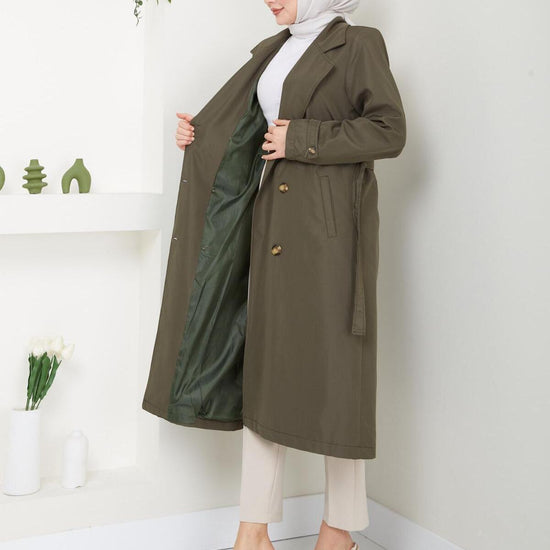 Női modest trencskó – fekete