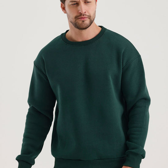 Férfi sweatshirt – zöld