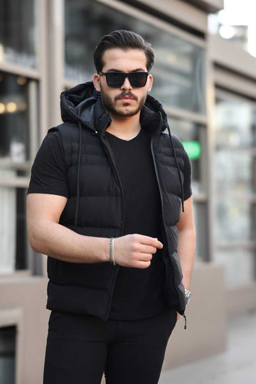 Férfi mellény – fekete
