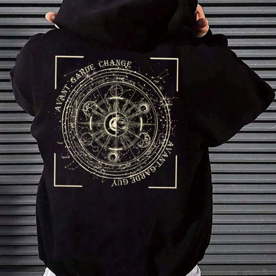 Férfi sweatshirt – fekete