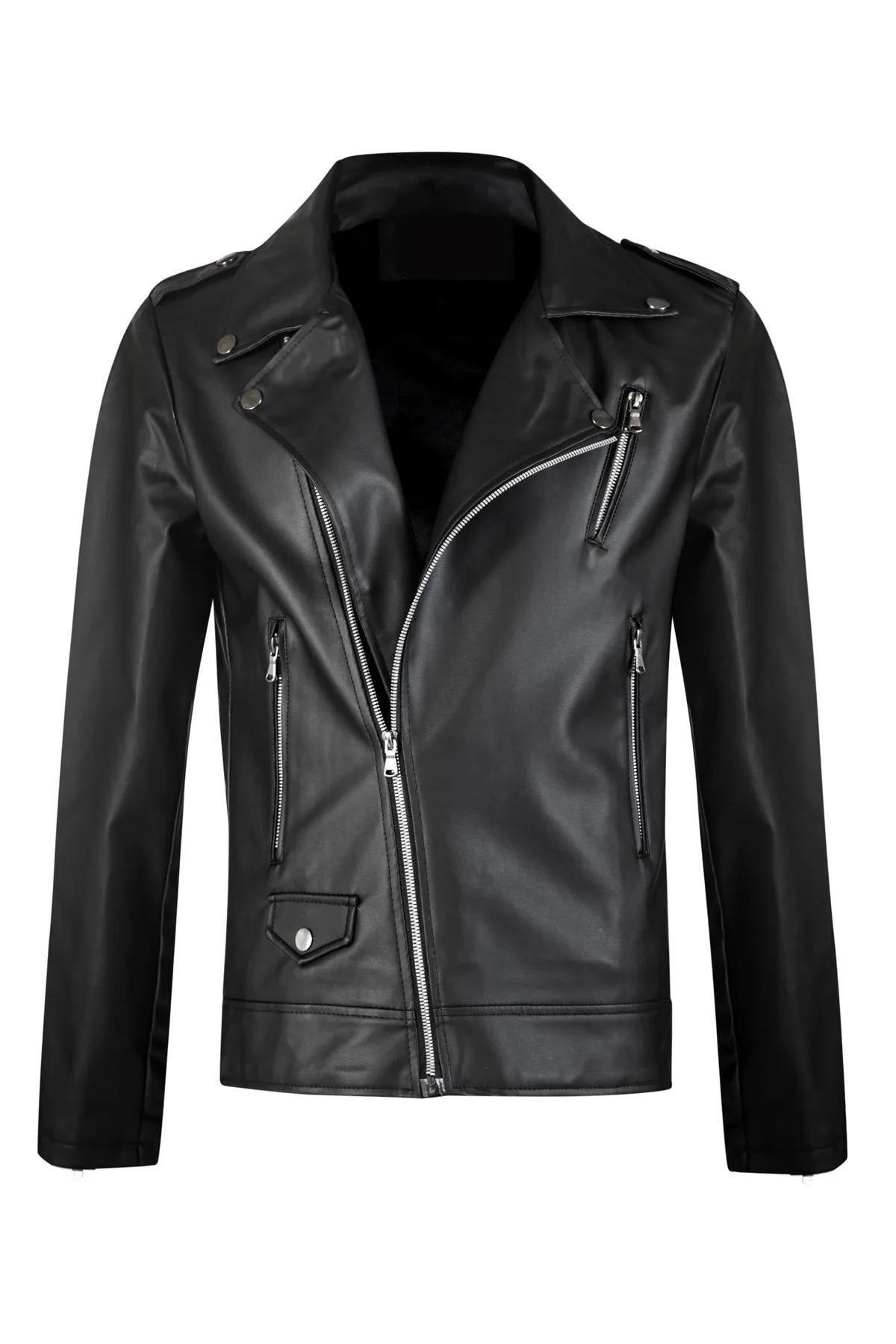 Férfi téli kabát – fekete