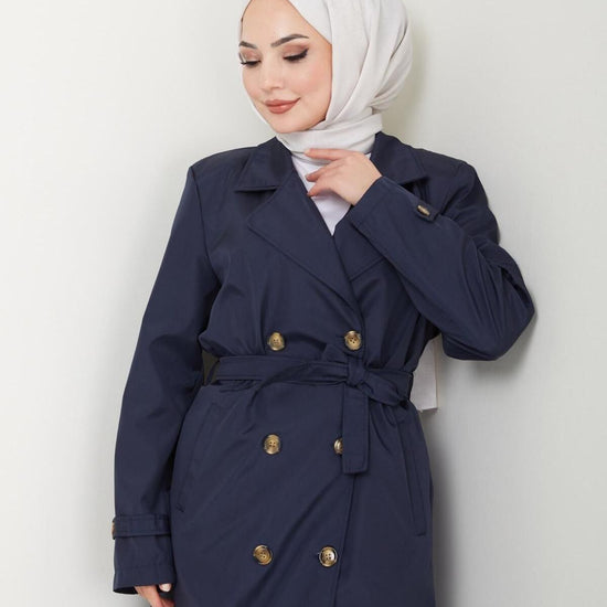 Női modest trencskó – fekete