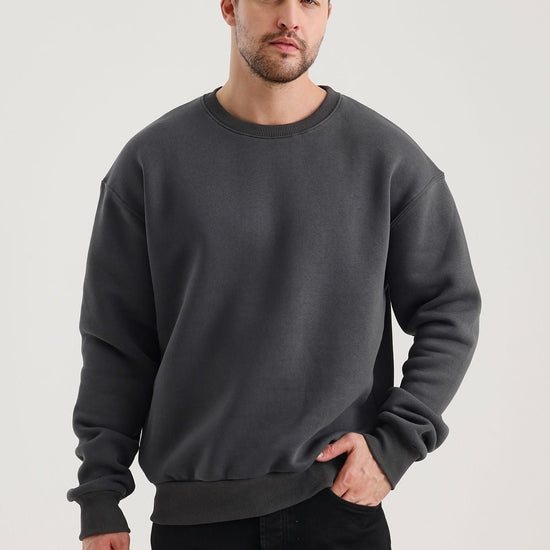 Férfi sweatshirt – halványzöld
