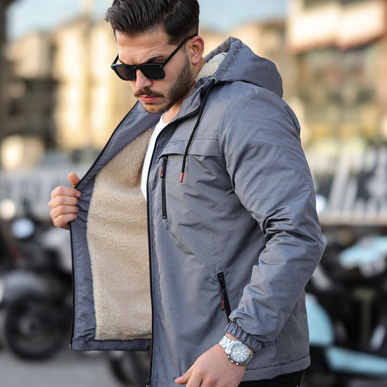 Férfi dzseki – khaki