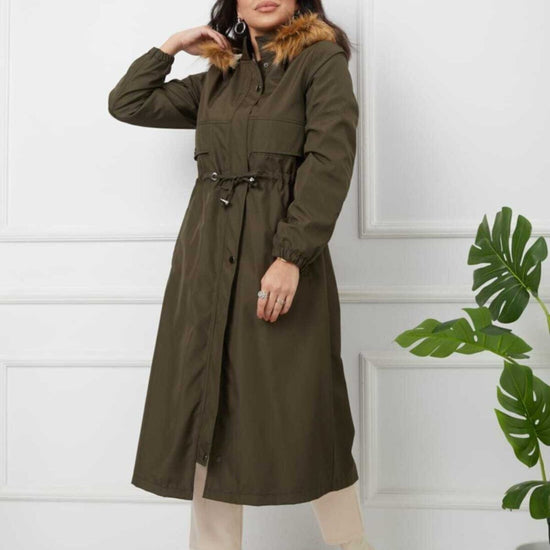 Női modest dzseki – khaki