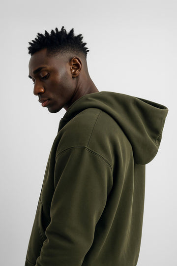 Férfi sweatshirt – khaki