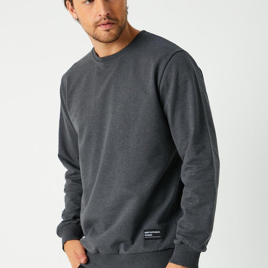 Férfi sweatshirt – antracit
