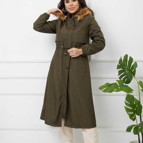 Női modest dzseki – khaki