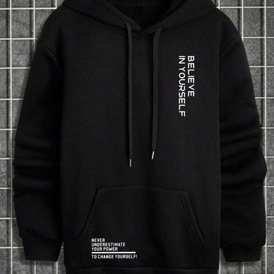 Férfi sweatshirt – fekete