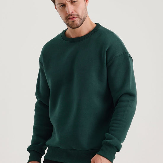 Férfi sweatshirt – zöld