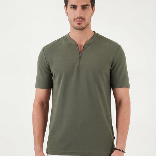 Férfi póló – khaki