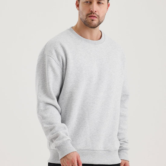 Férfi sweatshirt – szürke melange