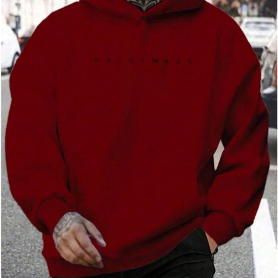 Férfi sweatshirt – bordó