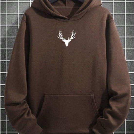 Férfi sweatshirt – barna