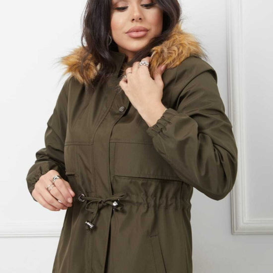 Női modest dzseki – khaki