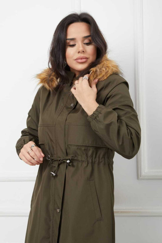 Női modest dzseki – khaki
