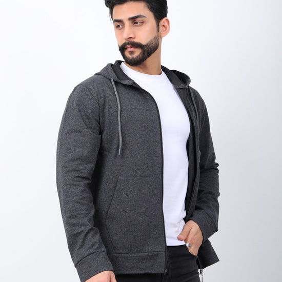 Férfi sweatshirt – füstszürke