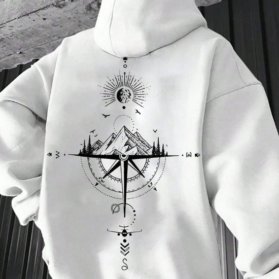 Férfi sweatshirt – fehér
