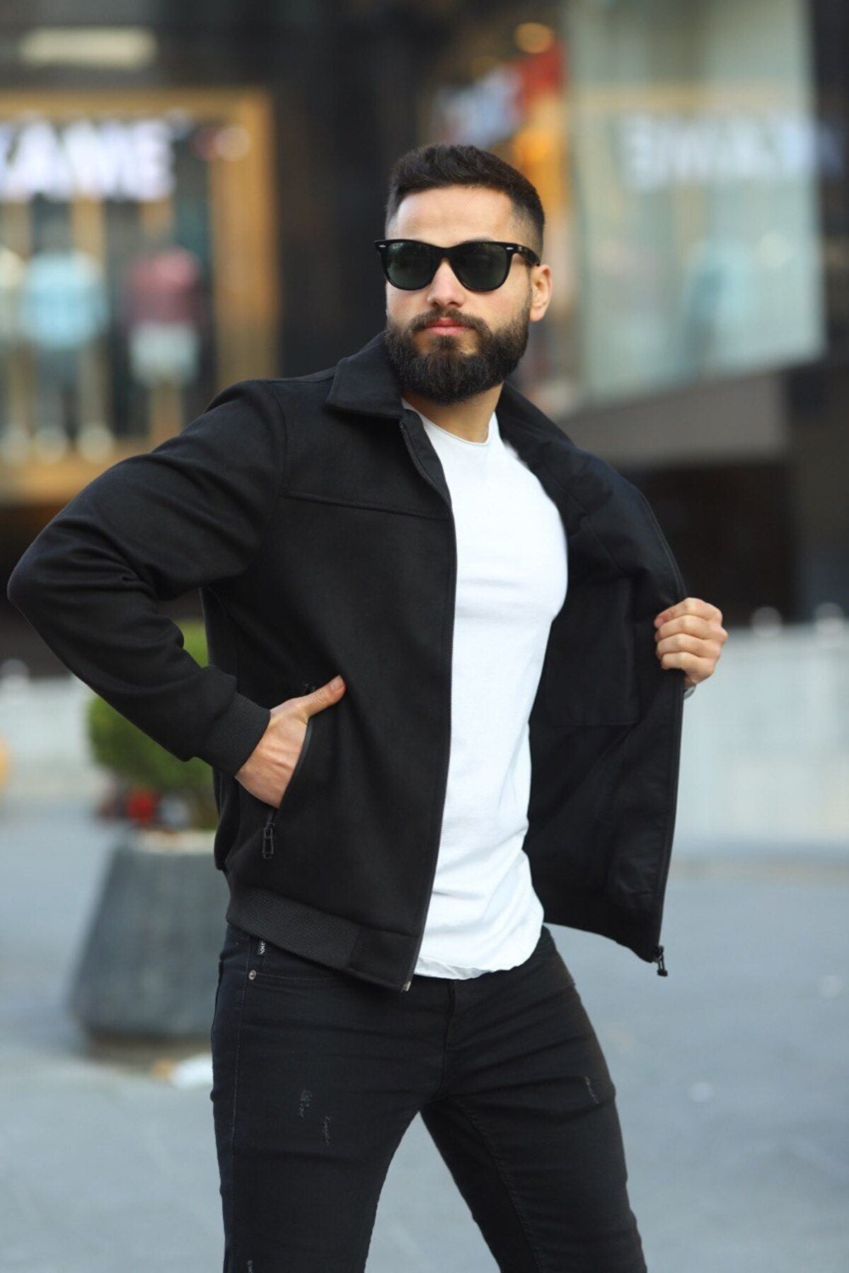 Férfi dzseki – Deri – Deri