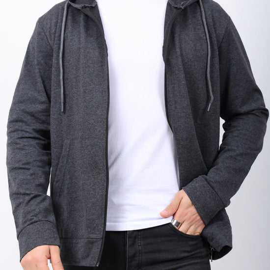 Férfi sweatshirt – füstszürke