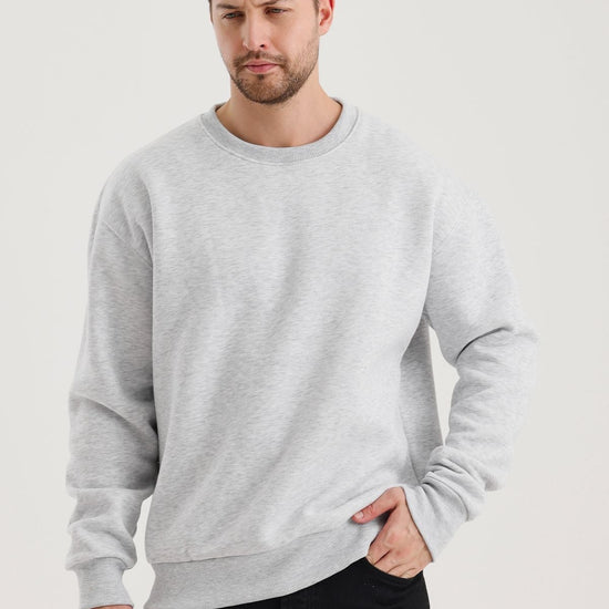Férfi sweatshirt – szürke melange