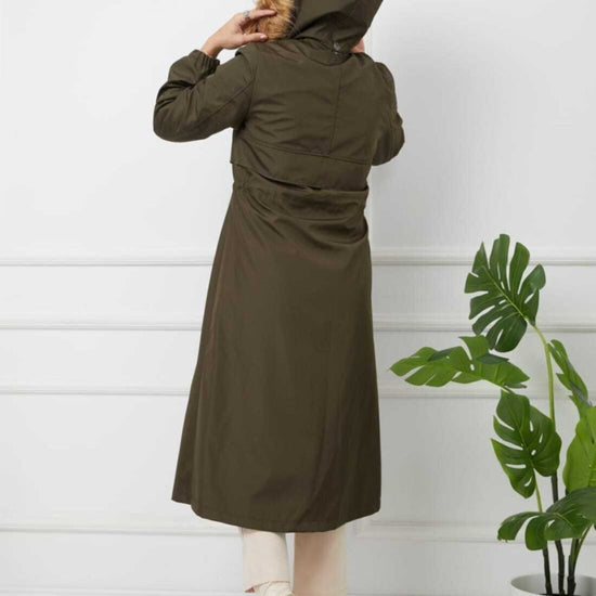 Női modest dzseki – khaki