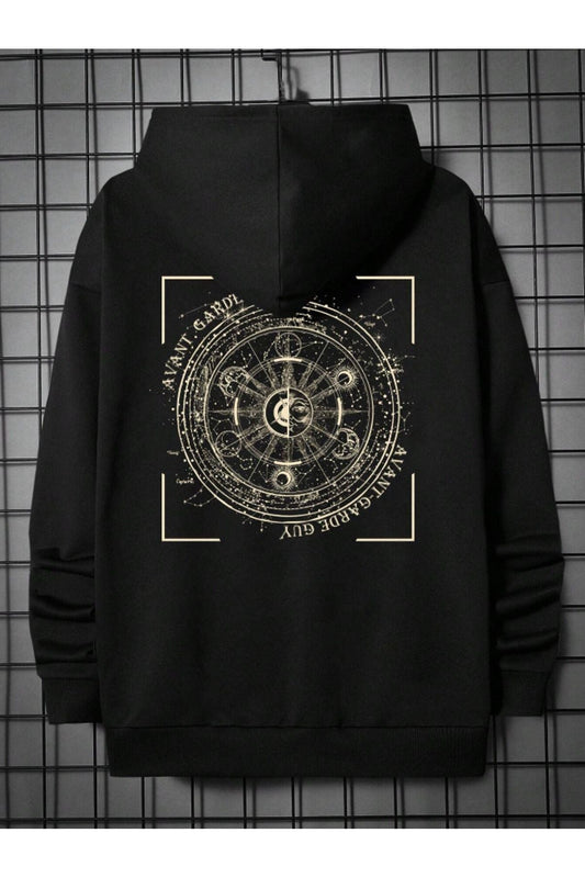 Férfi sweatshirt – fekete
