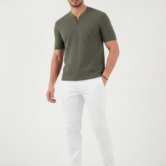 Férfi póló – khaki