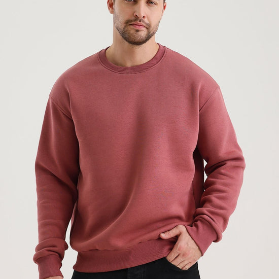 Férfi sweatshirt – fekete
