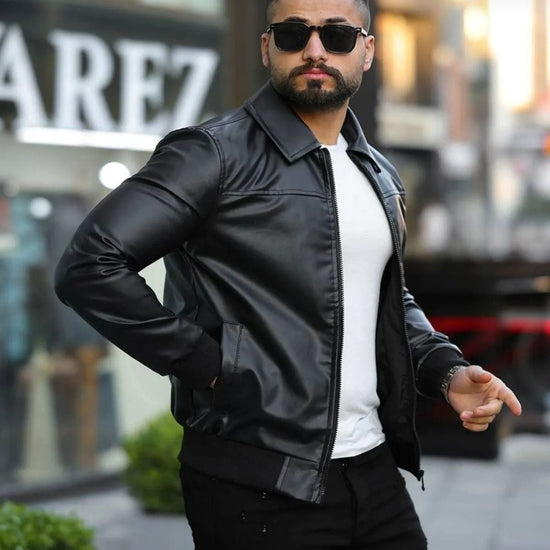 Férfi dzseki – Deri – Deri