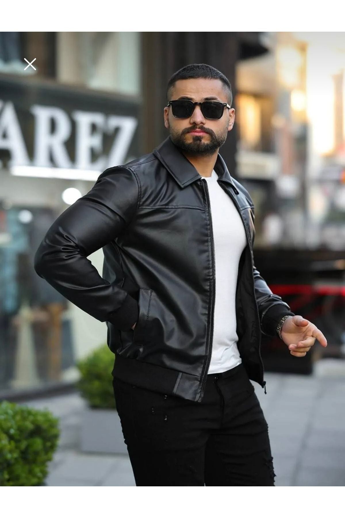 Férfi dzseki – Deri – Deri