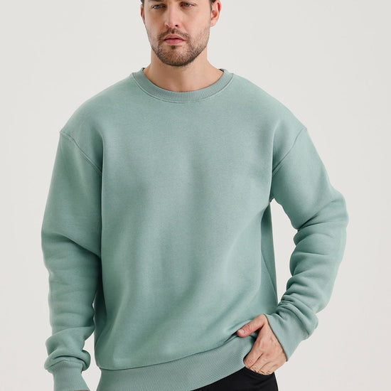 Férfi sweatshirt – fekete