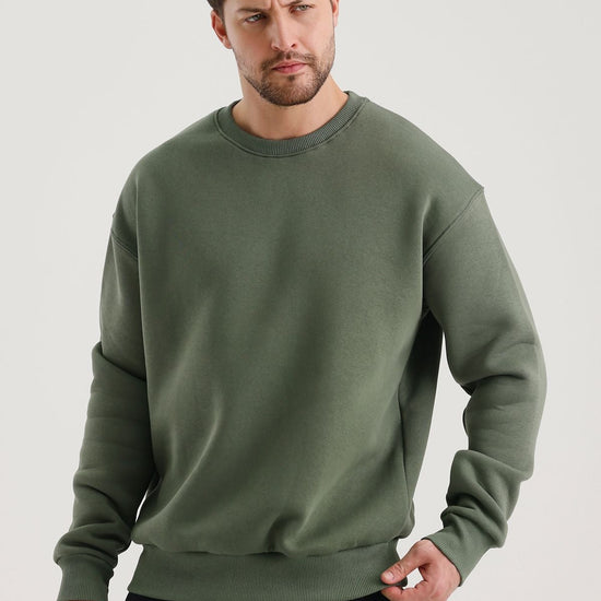 Férfi sweatshirt – fekete
