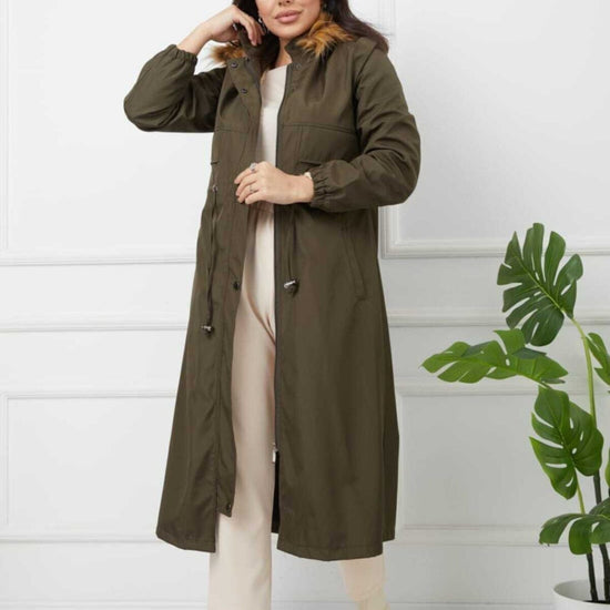 Női modest dzseki – khaki