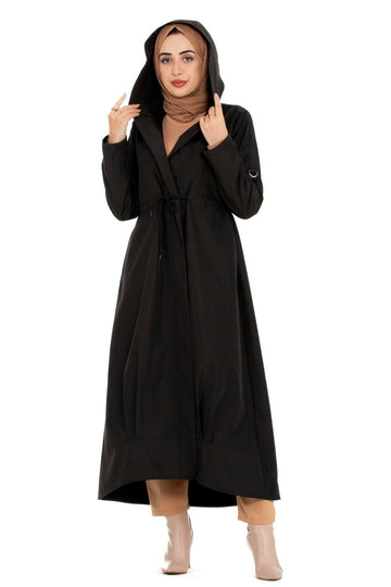 Női modest trencskó – fekete