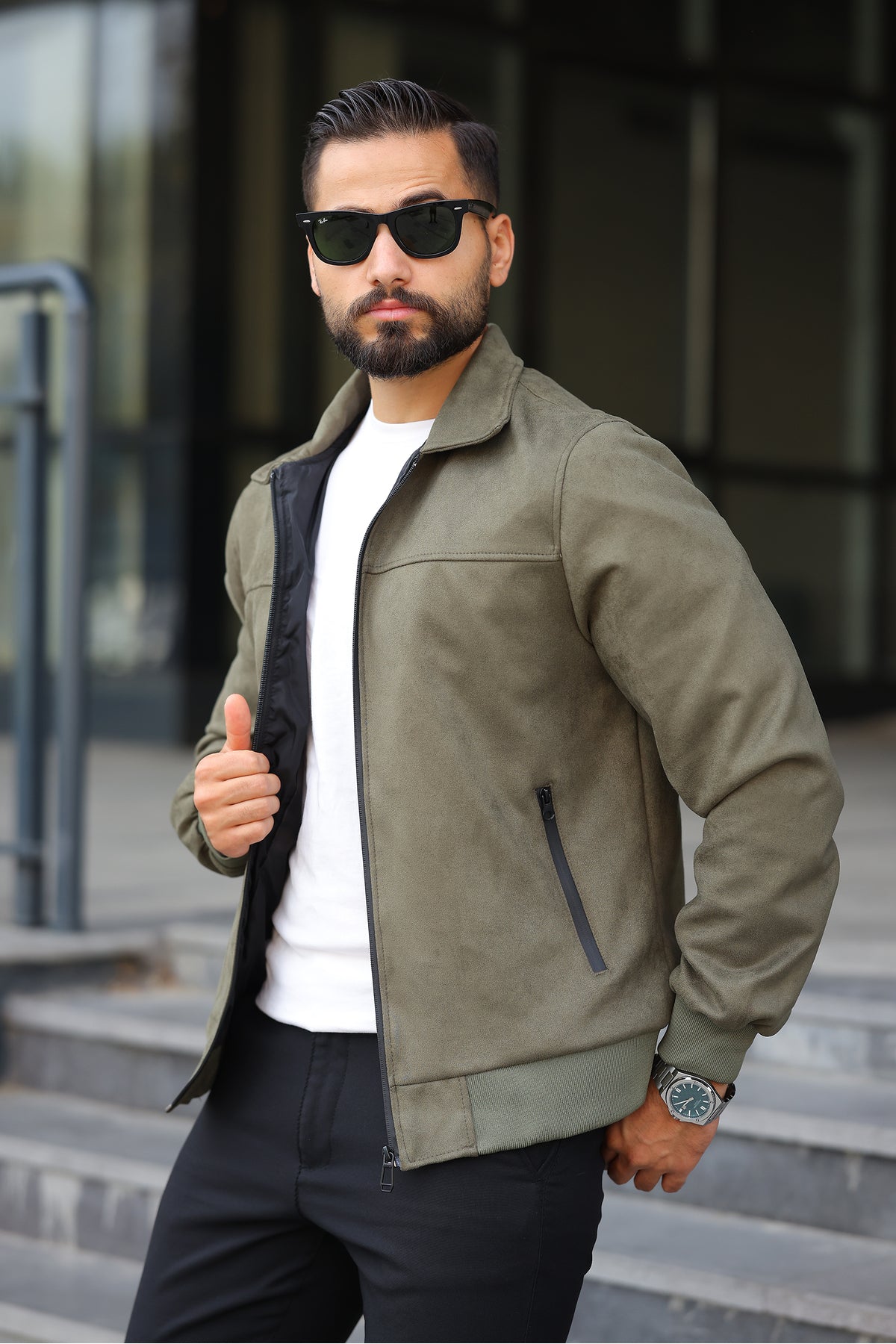 Férfi dzseki – Deri – Deri