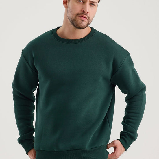 Férfi sweatshirt – zöld
