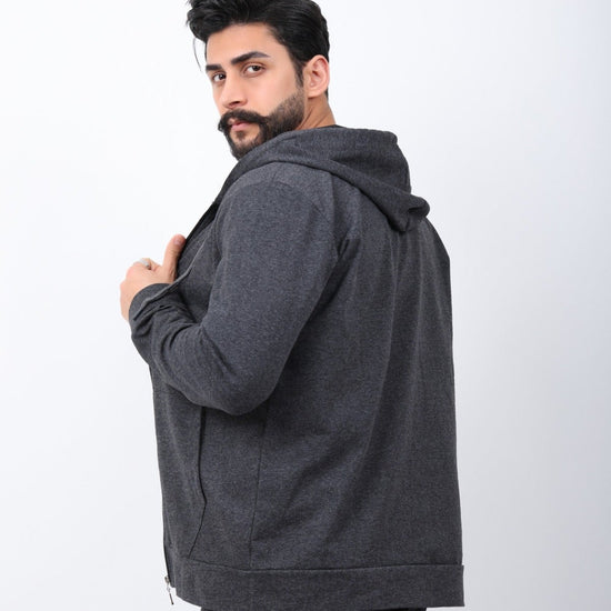 Férfi sweatshirt – füstszürke