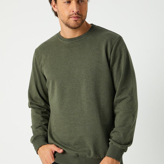 Férfi sweatshirt – khaki