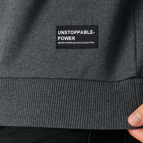 Férfi sweatshirt – antracit