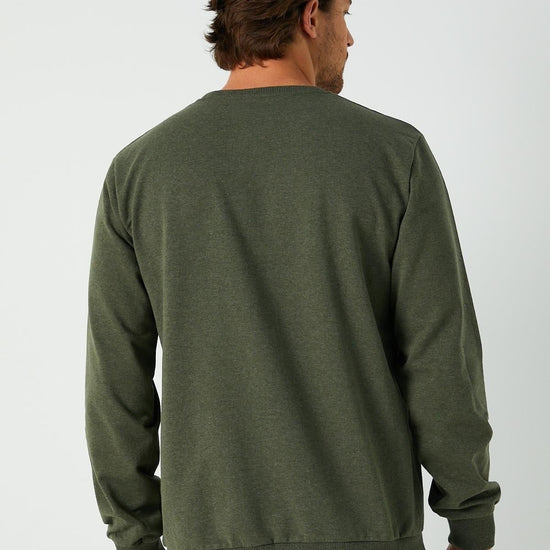 Férfi sweatshirt – khaki